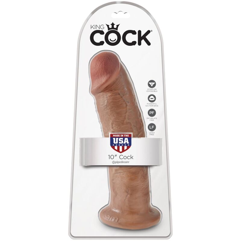 KING COCK - REALISTIC PENIS 24 CM CARAMEL - NOCTURNA DESIRES