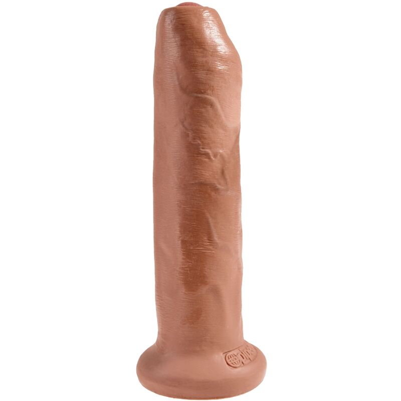 KING COCK - UNCUT REALISTIC PENIS 17.8 CM CARAMEL - NOCTURNA DESIRES