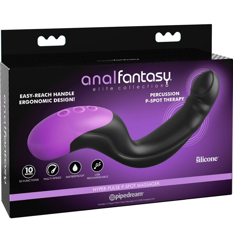 ANAL FANTASY ELITE COLLECTION - HYPER-PULSE P-POINT ANAL MASSAGER - NOCTURNA DESIRES
