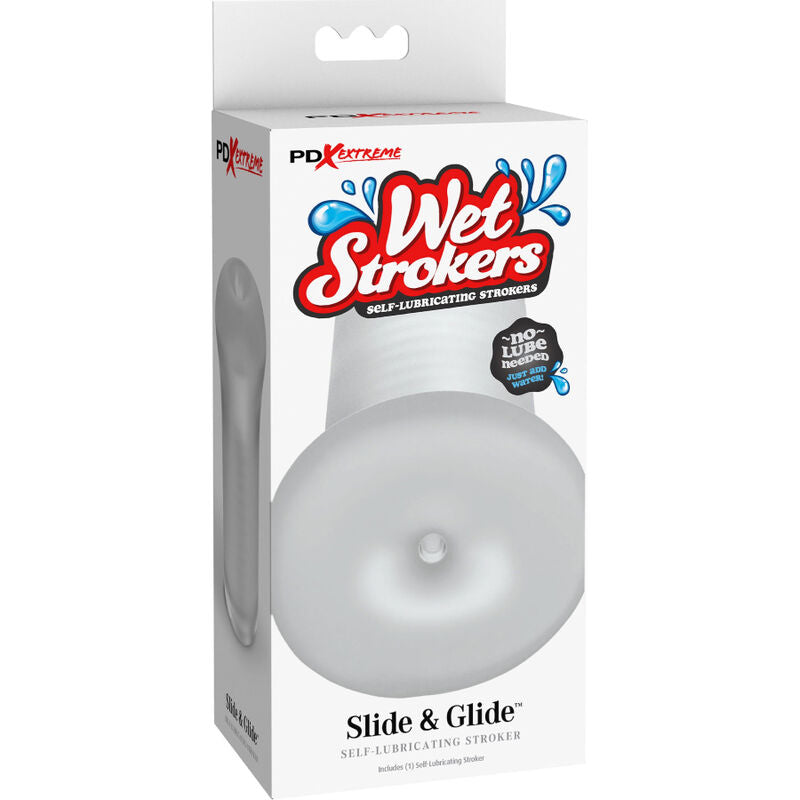 FETISH FANTASY EXTREME - SLIDE & GLIDE STROKER SILICONE TRANSPARENT - NOCTURNA DESIRES