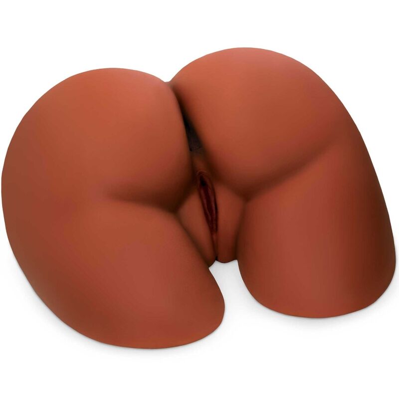 PDX PLUS - PERFECT ASS XL DOUBLE ENTRY BROWN MASTURBATOR - NOCTURNA DESIRES