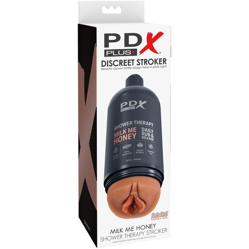 PDX PLUS - STROKER MASTURBATOR DISCRETE BOTTLE DESIGN MILK ME HONEY CANDY SHAMPOO - NOCTURNA DESIRES