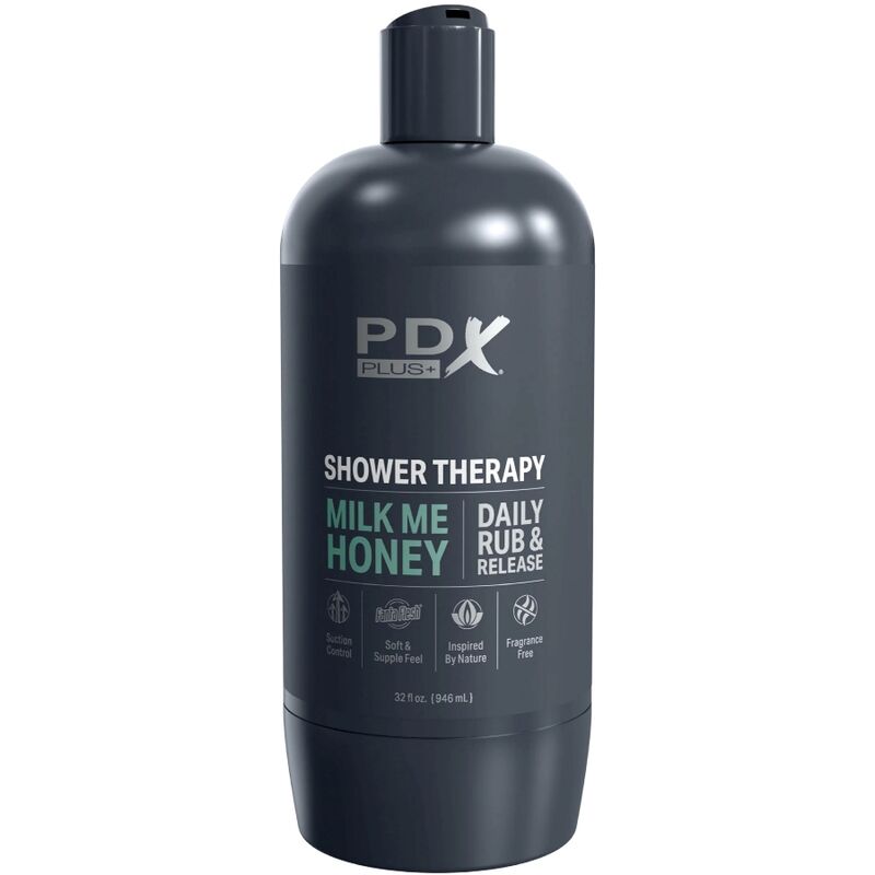 PDX PLUS - STROKER MASTURBATOR DISCREET DESIGN OF MILK ME HONEY SHAMPOO BOTTLE - NOCTURNA DESIRES