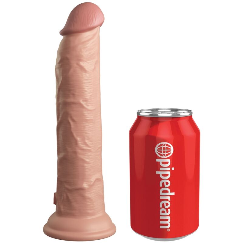 KING COCK - ELITE REALISTIC DILDO VIBRATOR & SILICONE REMOTE CONTROL 23 CM - NOCTURNA DESIRES