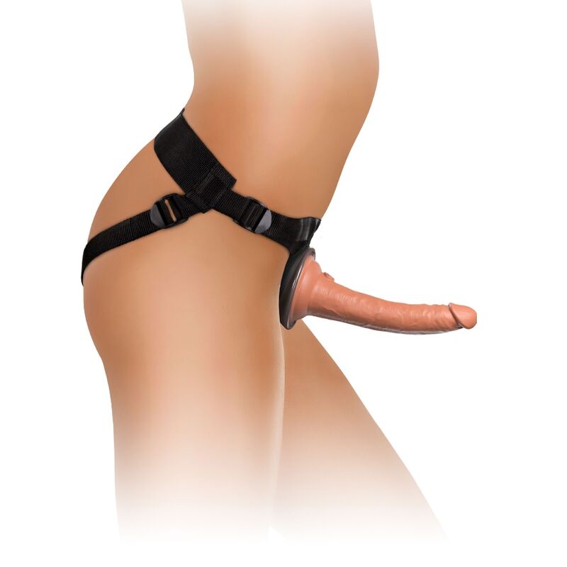 KING COCK - ELITE COMFY ADJUSTABLE HARNESS WITH DILDO 17.8 CM - NOCTURNA DESIRES