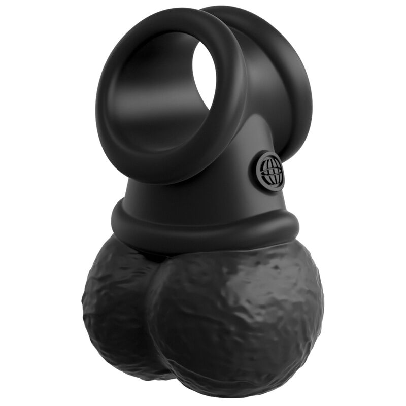 KING COCK - ELITE DELUXE ADJUSTABLE HARNESS KIT RING WITH TESTICLES & DILDO 20.3 CM - NOCTURNA DESIRES