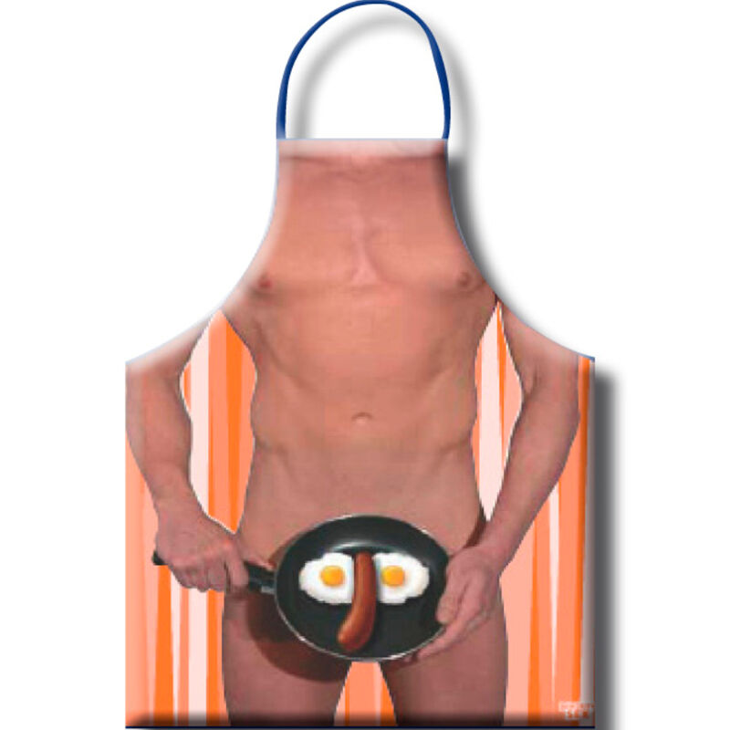 DIABLO PICANTE - MENS FRIED EGGS APRON - NOCTURNA DESIRES