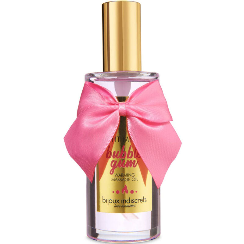 BIJOUX - INDISCRETS LIGHT MY FIRE MASSAGE OIL HEAT EFFECT GUM FLAVOR - NOCTURNA DESIRES