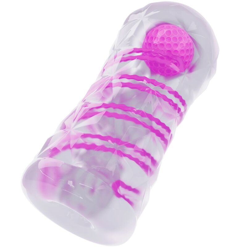PRETTY LOVE - FANTASY MALE MASTURBATOR WITH INTERNAL SPIRAL AND TRANSPARENT BALLS - NOCTURNA DESIRES