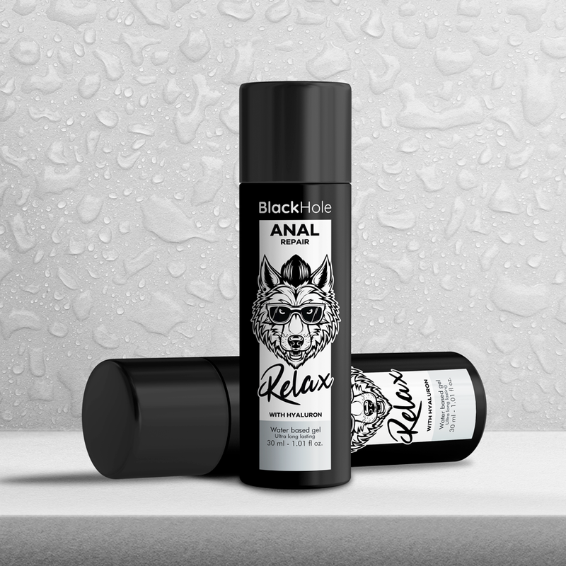 BLACK HOLE - ANAL REPAIR WATER BASED RELAX WITH HYALURON 30 ML - NOCTURNA DESIRES