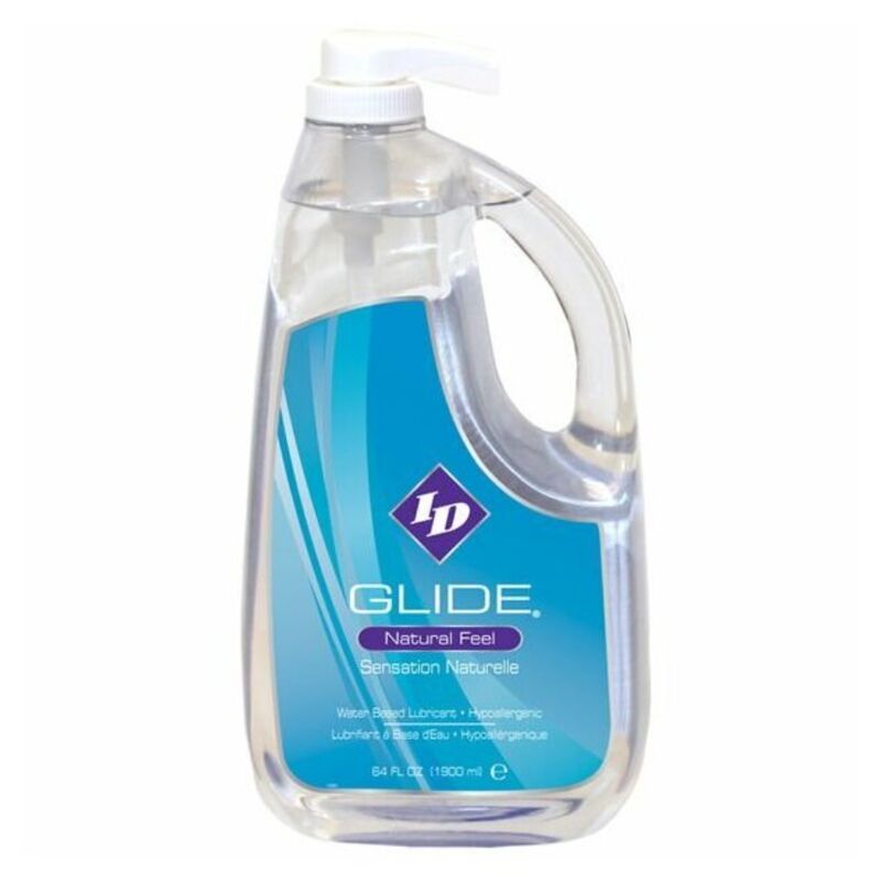ID GLIDE - WATER BASED LUBRICANT + HYPOALLERGENIC NATURAL FEEL 1900 ML - NOCTURNA DESIRES