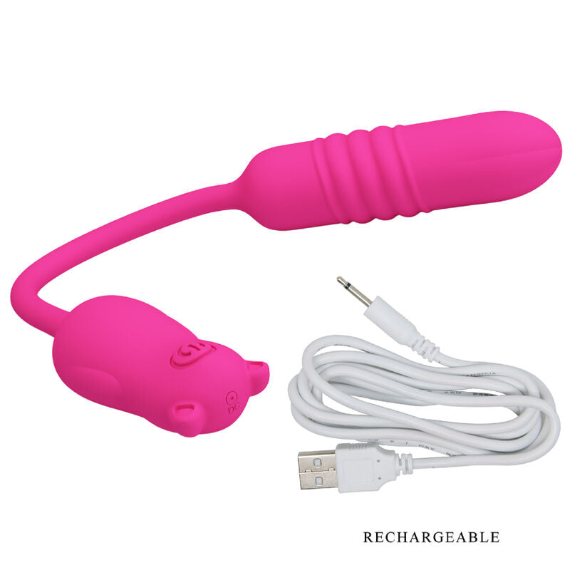 PRETTY LOVE - NOBIKUMA PINK SILICONE VIBRATING BULLET - NOCTURNA DESIRES