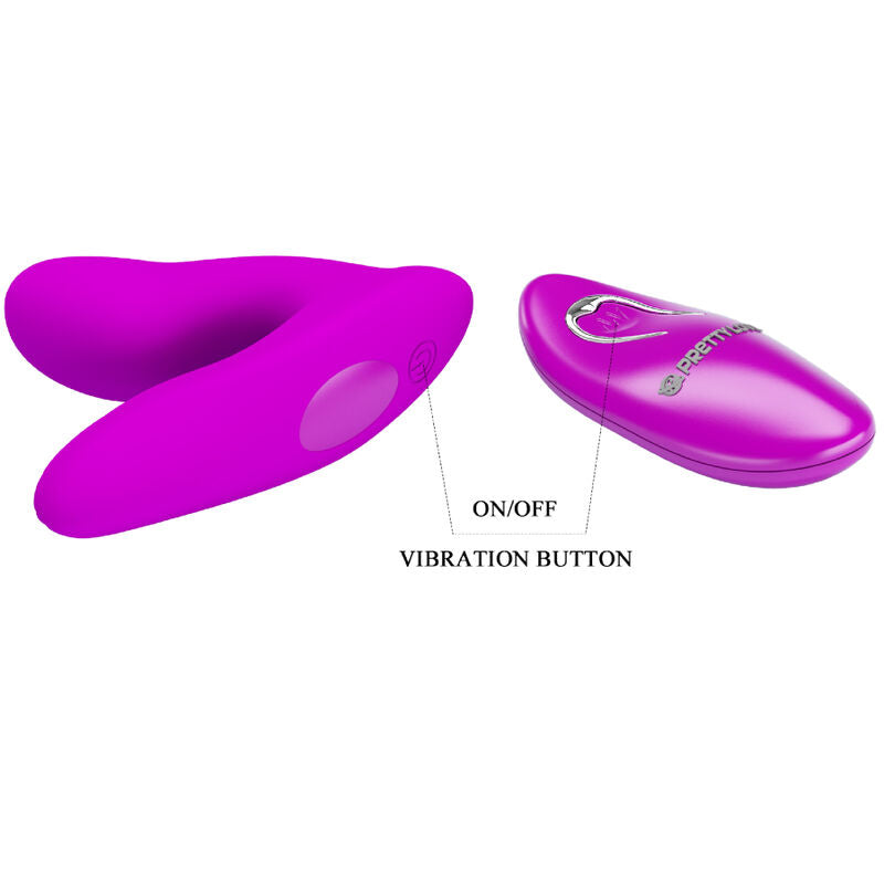PRETTY LOVE - MELVIN CLITORIS MASSAGER WITH REMOTE CONTROL - NOCTURNA DESIRES