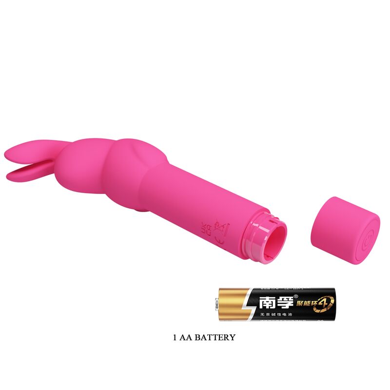 PRETTY LOVE - GERARDO FUSCHIA RABBIT SILICONE VIBRATOR - NOCTURNA DESIRES