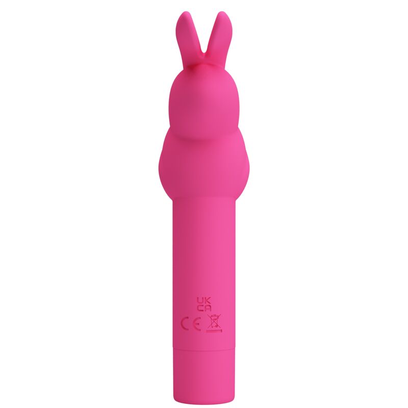 PRETTY LOVE - GERARDO FUSCHIA RABBIT SILICONE VIBRATOR - NOCTURNA DESIRES