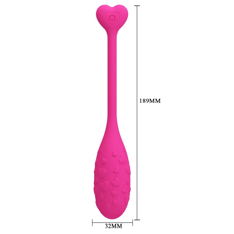 PRETTY LOVE - APP CONTROLLED PINK FISHER VIBRATING EGG - NOCTURNA DESIRES
