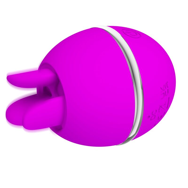 PRETTY LOVE - GEMINI BALL PURPLE ROUND SILICONE VIBRATOR - NOCTURNA DESIRES