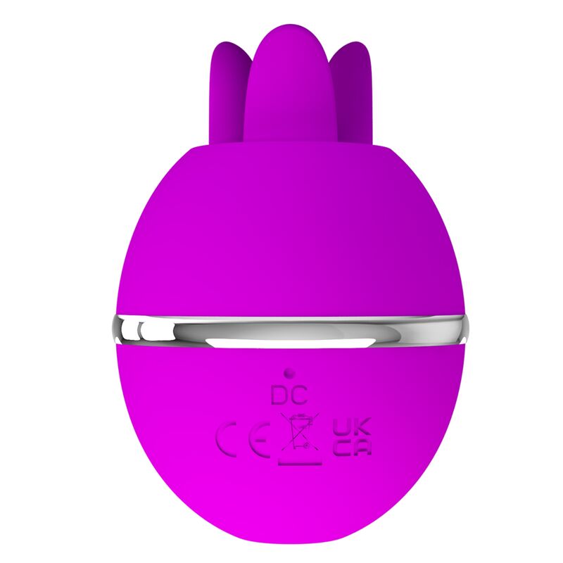 PRETTY LOVE - GEMINI BALL PURPLE ROUND SILICONE VIBRATOR - NOCTURNA DESIRES