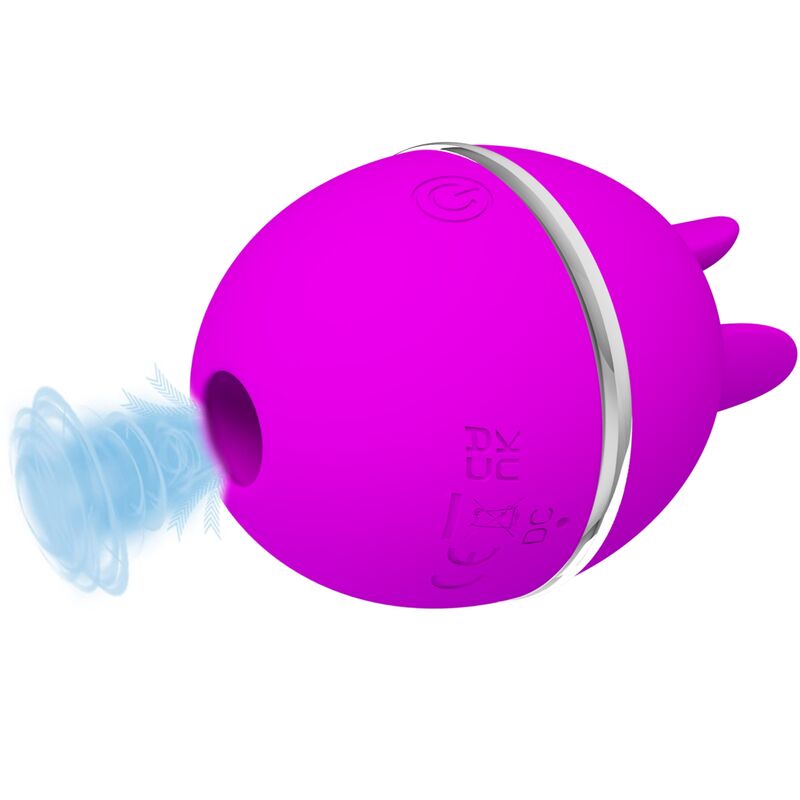 PRETTY LOVE - GEMINI BALL PURPLE ROUND SILICONE VIBRATOR - NOCTURNA DESIRES