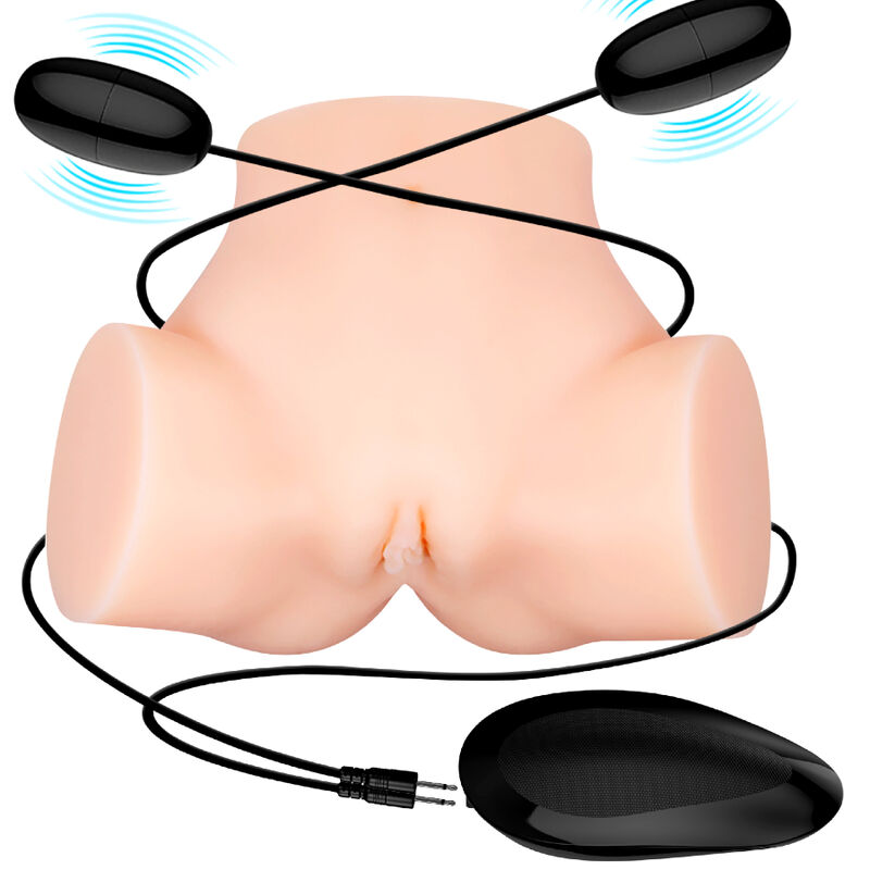 CRAZY BULL - REALISTIC VAGINA AND ANUS SAMANTHA VIBRATOR - NOCTURNA DESIRES