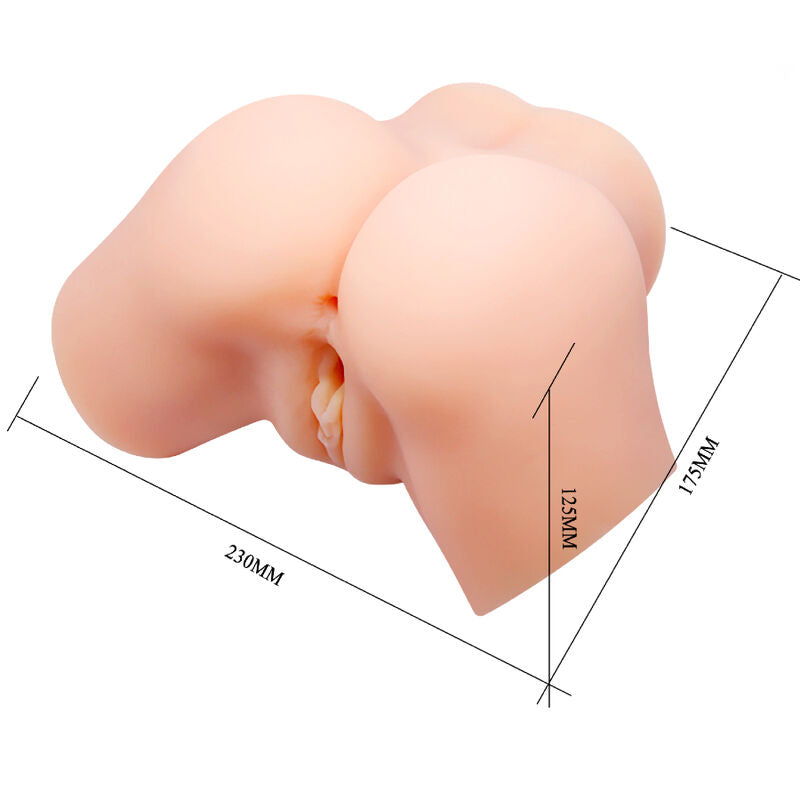 CRAZY BULL - REALISTIC VAGINA AND ANUS SAMANTHA VIBRATOR - NOCTURNA DESIRES