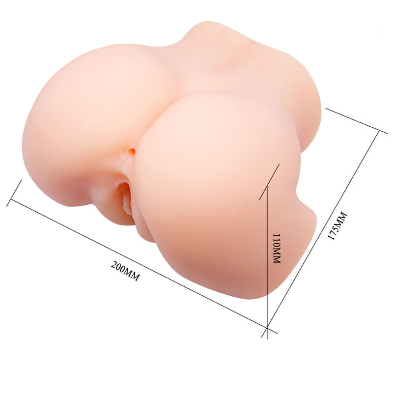 CRAZY BULL - REALISTIC VAGINA AND ANUS DOUBLE VIBRATION - NOCTURNA DESIRES