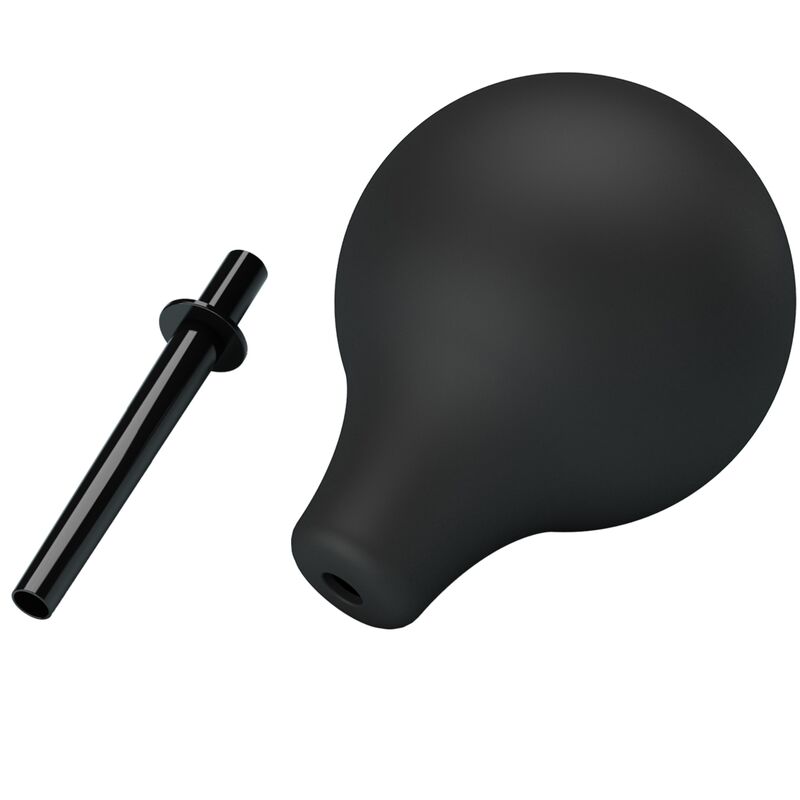 MR PLAY - PEAR ANAL SHOWER BLKB BLACK - NOCTURNA DESIRES