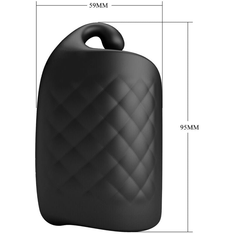 PRETTY LOVE - MANUAL MASTURBATOR FOR GLAND RECHARGEABLE VIBRATOR - NOCTURNA DESIRES