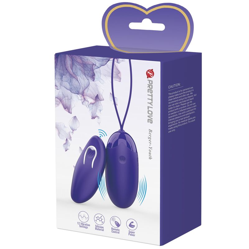 PRETTY LOVE - BERGER YOUTH VIOLATING EGG REMOTE CONTROL VIOLET - NOCTURNA DESIRES