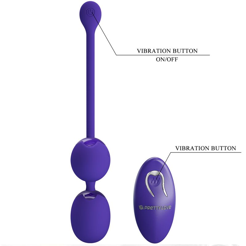 PRETTY LOVE - WILLIE YOUTH REMOTE CONTROL BALLS & VIOLET VIBRATION - NOCTURNA DESIRES