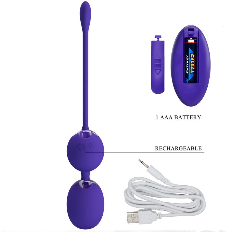 PRETTY LOVE - WILLIE YOUTH REMOTE CONTROL BALLS & VIOLET VIBRATION - NOCTURNA DESIRES