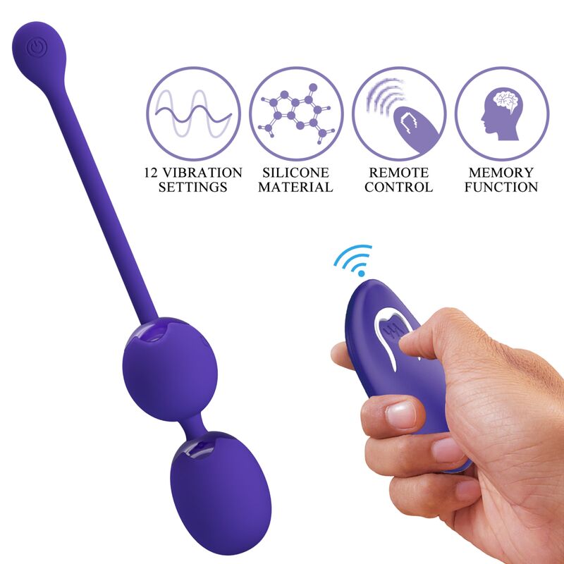 PRETTY LOVE - WILLIE YOUTH REMOTE CONTROL BALLS & VIOLET VIBRATION - NOCTURNA DESIRES
