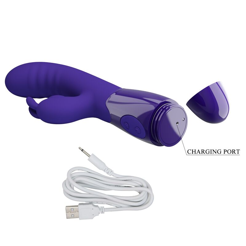 PRETTY LOVE - CERBERUS YOUTH VIOLET RABBIT VIBRATOR - NOCTURNA DESIRES