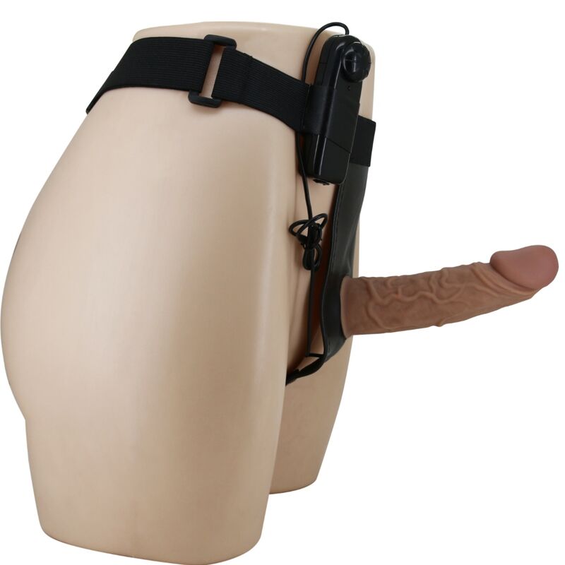 PRETTY LOVE - HARNESS BRIEFS WITH VIBRATION DILDO INCLUDED - NOCTURNA DESIRES