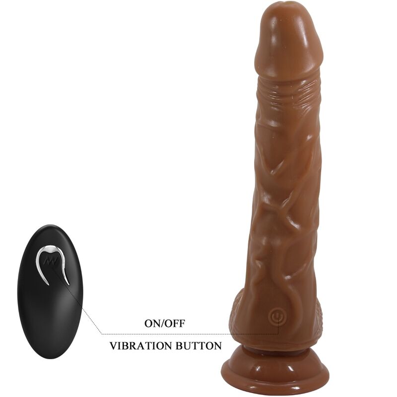 BAILE - BODACH REALISTIC VIBRATOR WITH REMOTE CONTROL SUCTION CUP - NOCTURNA DESIRES