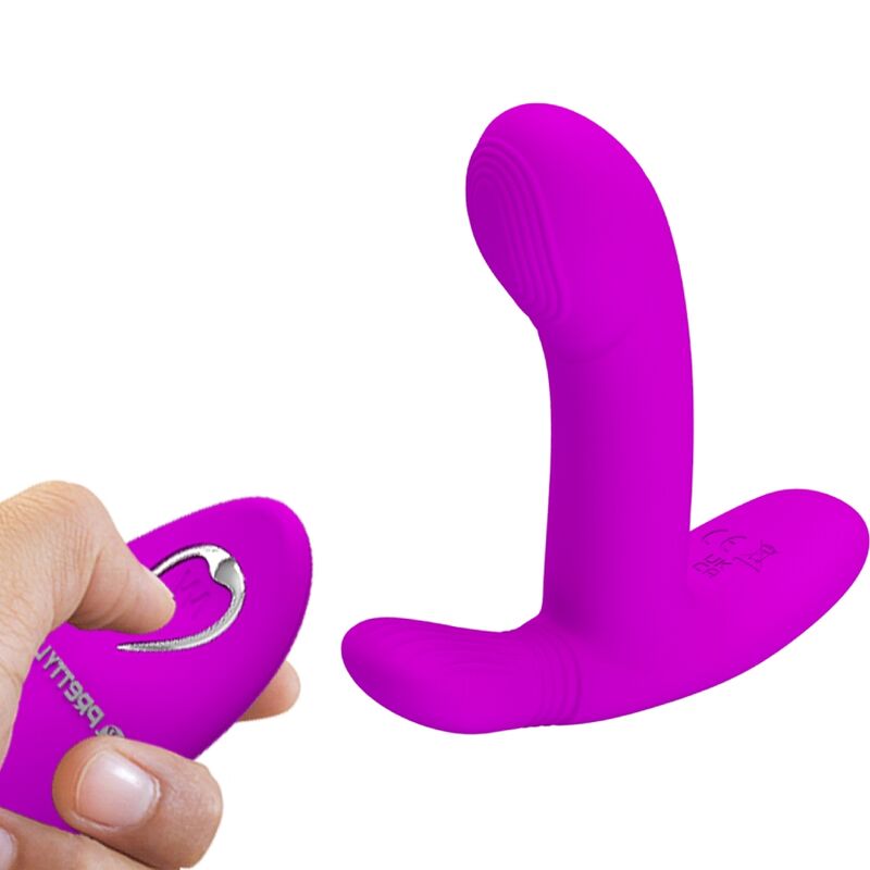 PRETTY LOVE - GERI CLITORIS MASSAGER PINK REMOTE CONTROL - NOCTURNA DESIRES