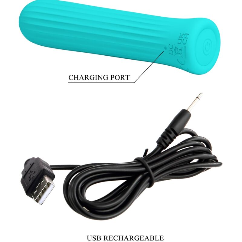 PRETTY LOVE - BLANCHE BLUE STIMULATOR VIBRATOR - NOCTURNA DESIRES