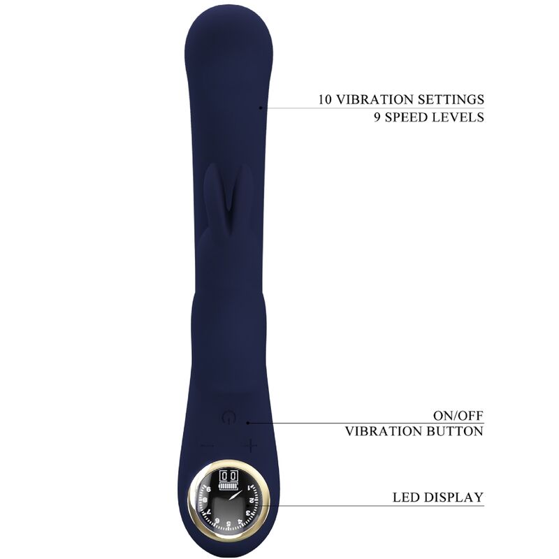 PRETTY LOVE - LAMAR RABBIT VIBRATOR & BLUE G-SPOT - NOCTURNA DESIRES