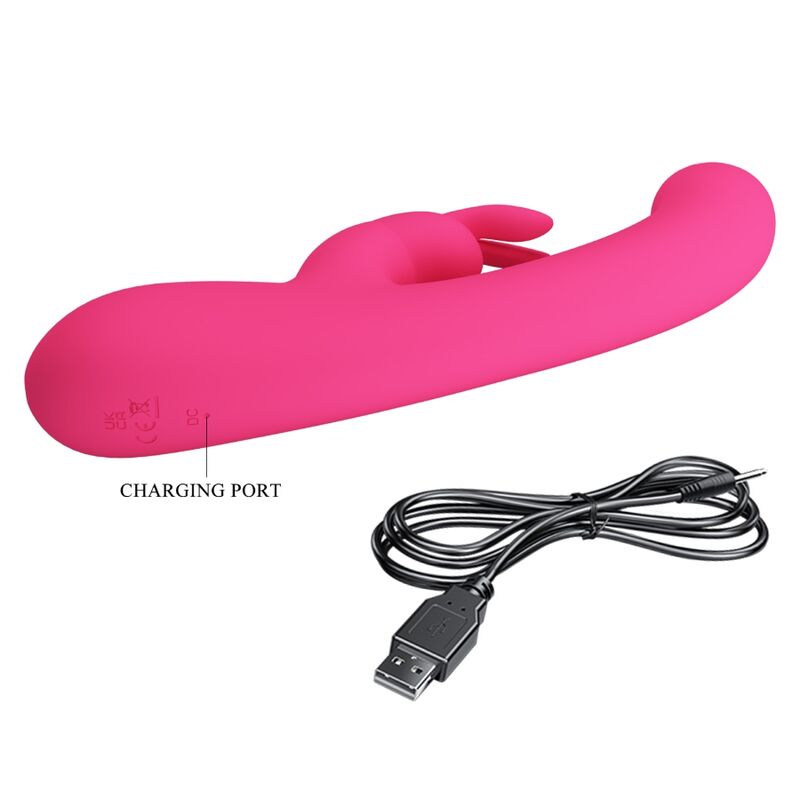 PRETTY LOVE - LAMAR RABBIT VIBRATOR & PINK G-SPOT - NOCTURNA DESIRES