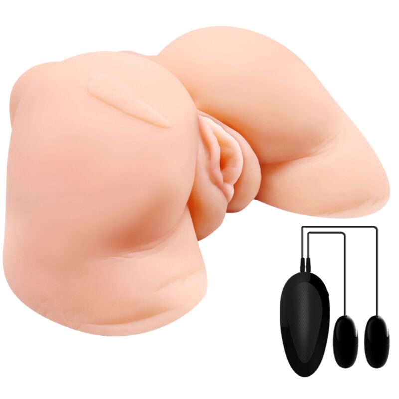 CRAZY BULL - VAGINA AND ANUS WITH REALISTIC MESH WITH VIBRATION - NOCTURNA DESIRES
