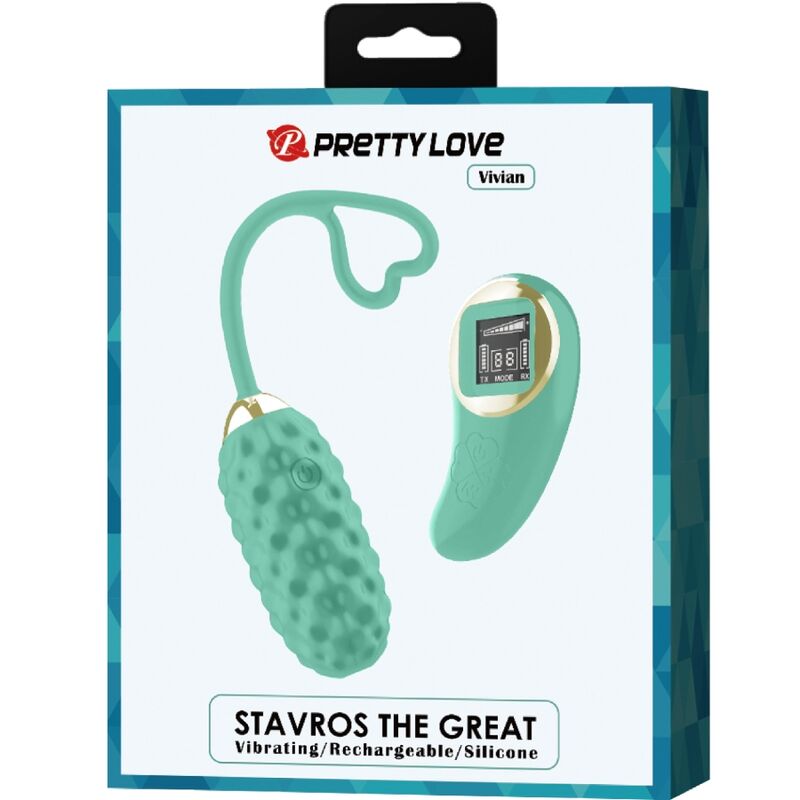 PRETTY LOVE - VIVIAN GREEN REMOTE CONTROL VIBRATING EGG - NOCTURNA DESIRES