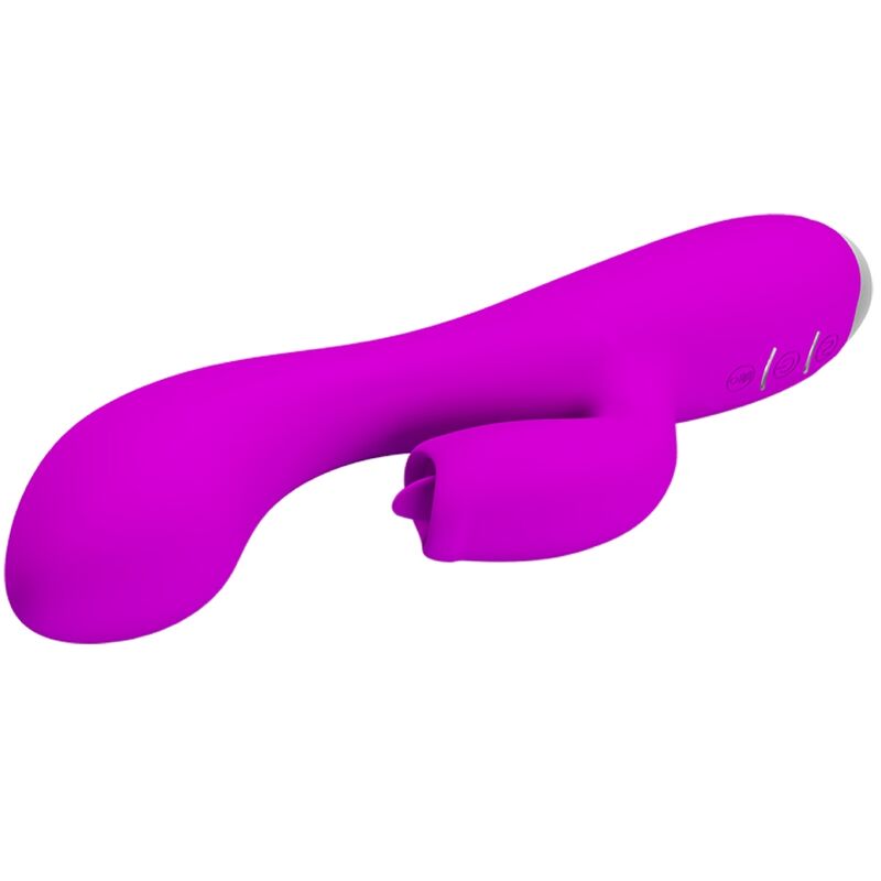 PRETTY LOVE - GLORIA RECHARGEABLE RABBIT VIBRATOR-WATERPROOF PURPLE - NOCTURNA DESIRES