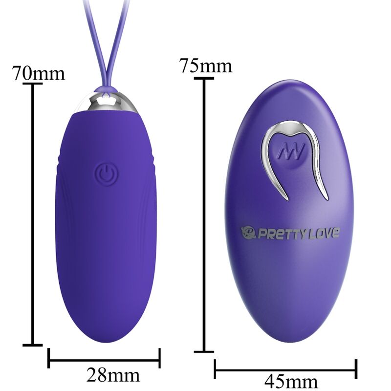 PRETTY LOVE - JENNY YOUTH VIOLATING EGG REMOTE CONTROL VIOLET - NOCTURNA DESIRES