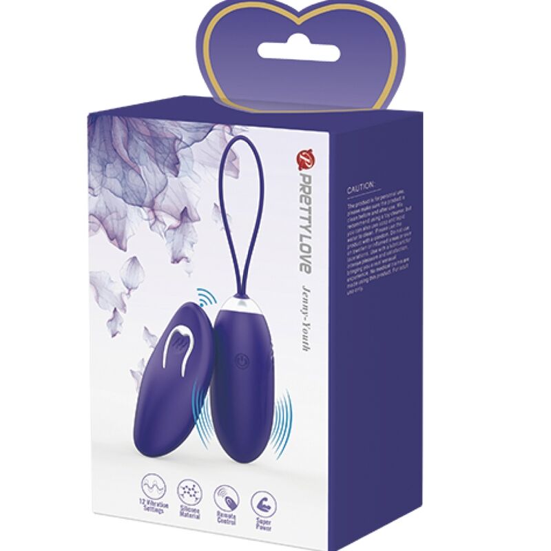 PRETTY LOVE - JENNY YOUTH VIOLATING EGG REMOTE CONTROL VIOLET - NOCTURNA DESIRES