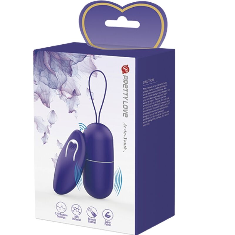 PRETTY LOVE - ARVIN YOUTH VIOLATING EGG REMOTE CONTROL VIOLET - NOCTURNA DESIRES