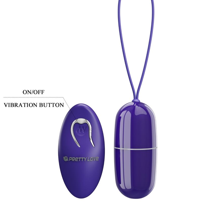 PRETTY LOVE - ARVIN YOUTH VIOLATING EGG REMOTE CONTROL VIOLET - NOCTURNA DESIRES