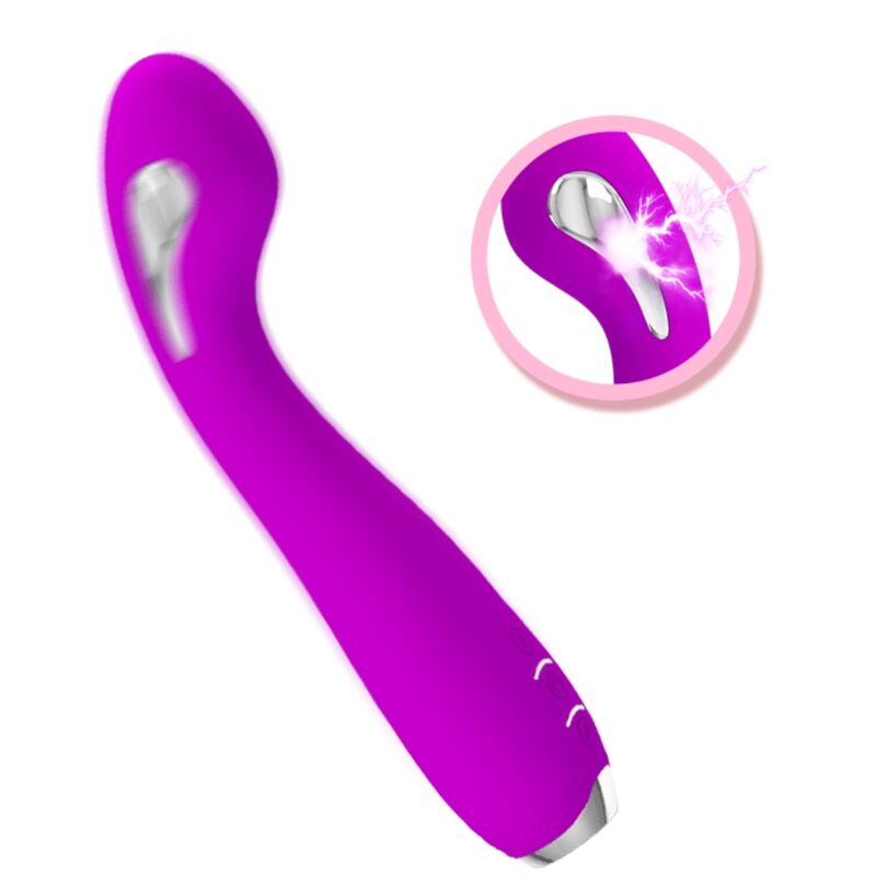 PRETTY LOVE - HECTOR RECHARGEABLE ELECTROSHOCK VIBRATOR WATERPROOF PURPLE - NOCTURNA DESIRES