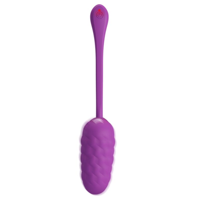 PRETTY LOVE - VIBRATING EGG WITH PURPLE RECHARGEABLE MARINE TEXTURE - NOCTURNA DESIRES