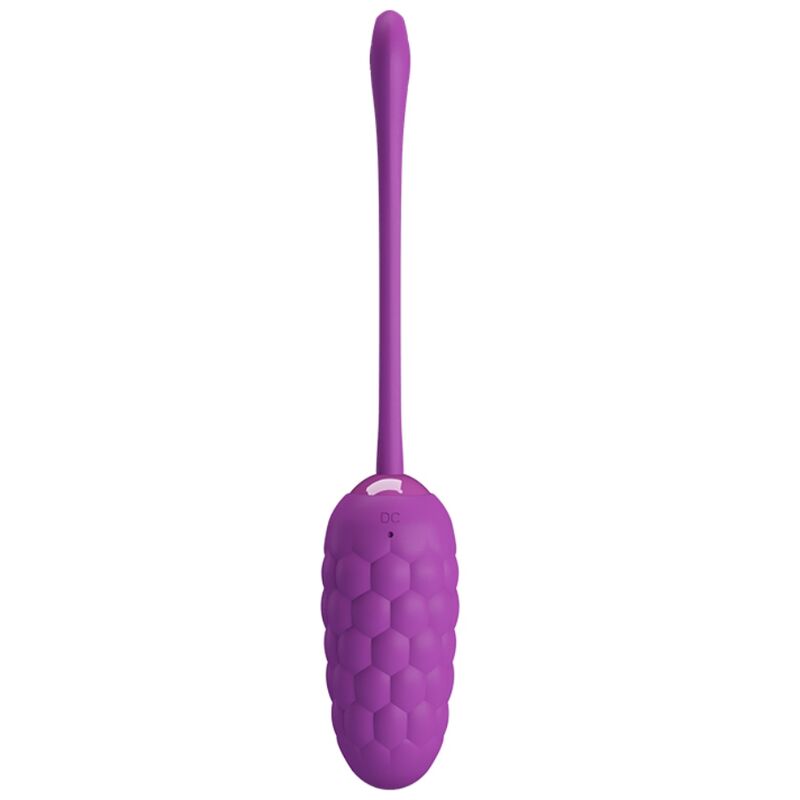 PRETTY LOVE - VIBRATING EGG WITH PURPLE RECHARGEABLE MARINE TEXTURE - NOCTURNA DESIRES