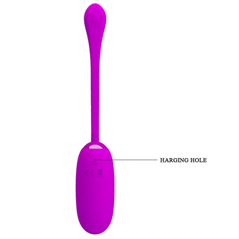 PRETTY LOVE - JULIUS WATERPROOF-RECHARGEABLE VIBRATING EGG PURPLE - NOCTURNA DESIRES